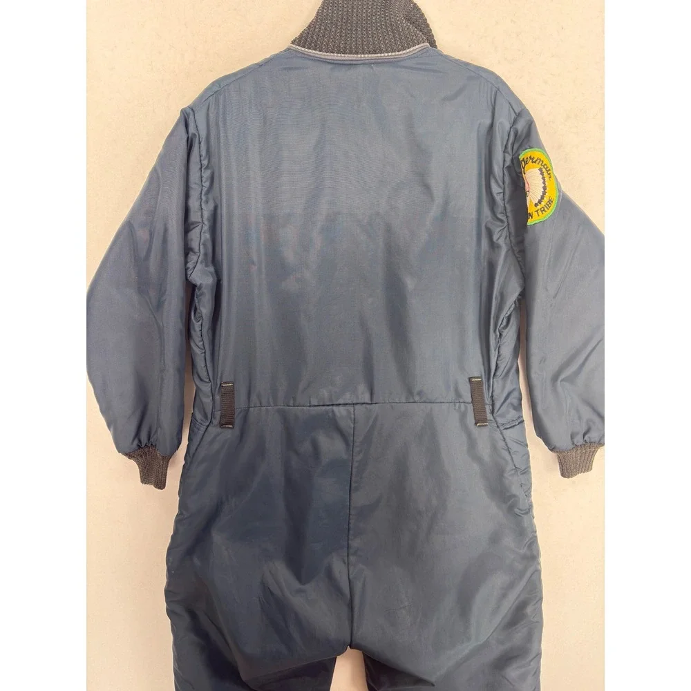 VTG 70s OshKosh Sportswear Snowmobile Suit Large Evinrude Patch Boen St Germain